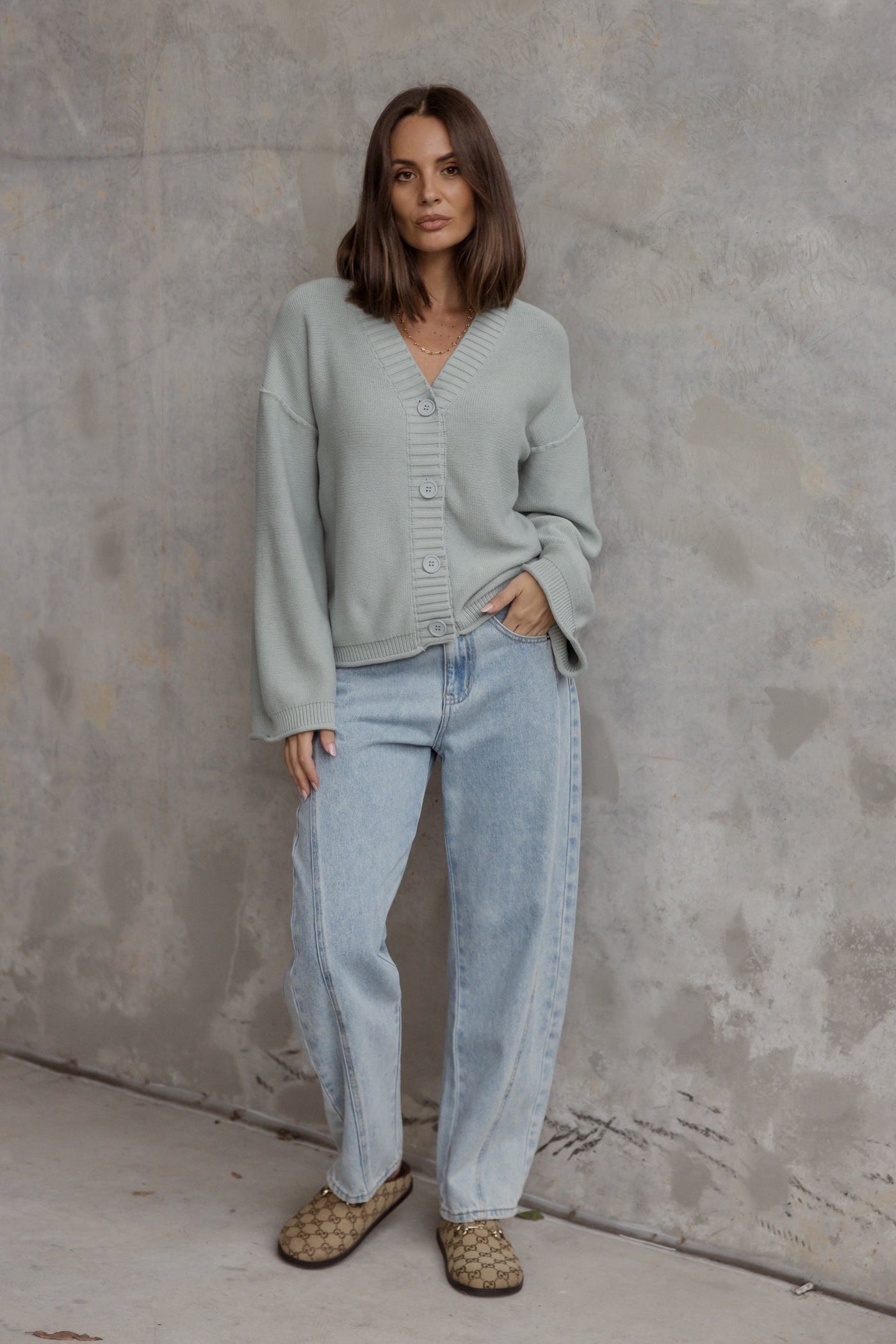 SALTY Jeans Light Blue Wash Denim