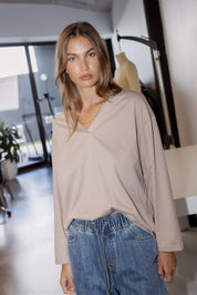 NIX V Long Sleeve Top Coco