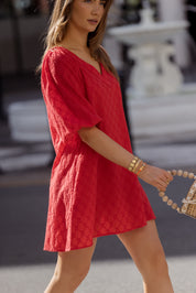 LUMA Mini Dress Red