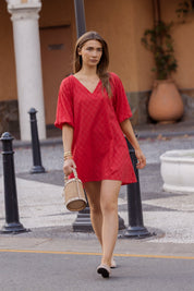 LUMA Mini Dress Red