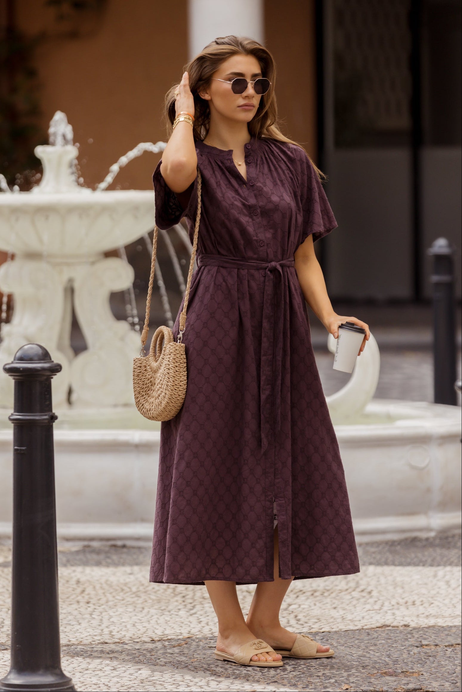 SOVA Maxi Dress Plum