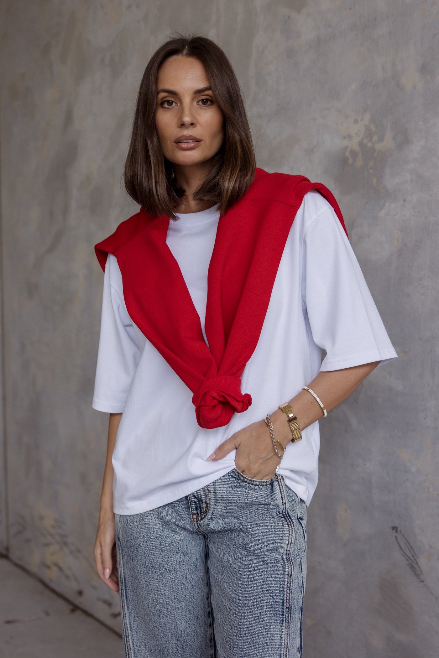 MONTE Jumper Chilli Red