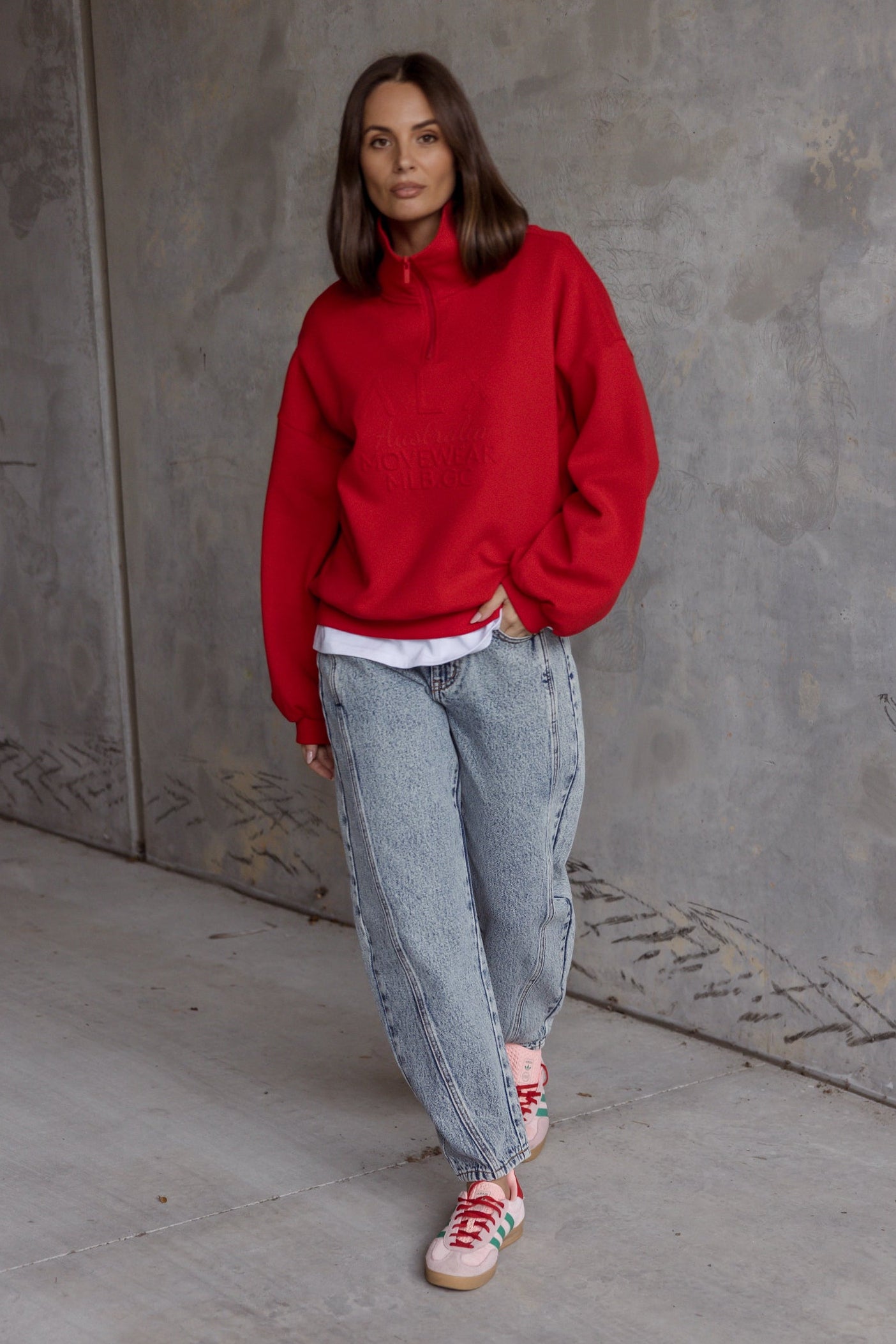 MONTE Jumper Chilli Red