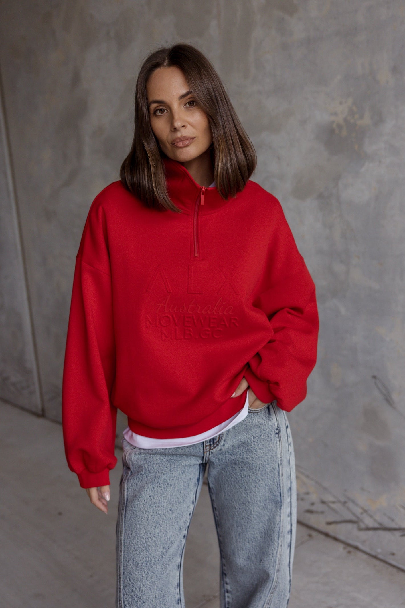 MONTE Jumper Chilli Red