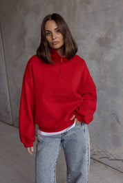MONTE Jumper Chilli Red
