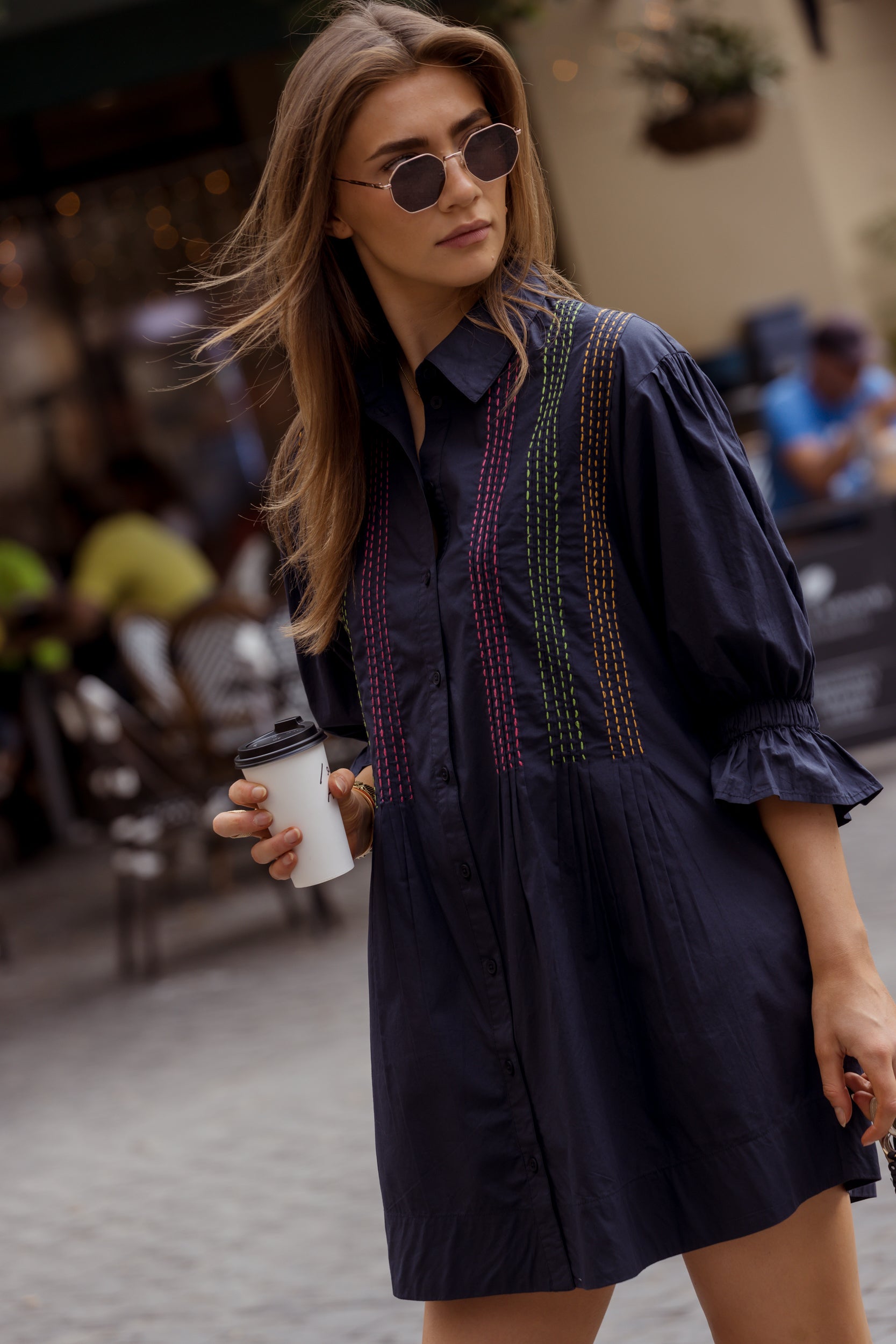 VANTA Mini Dress Navy