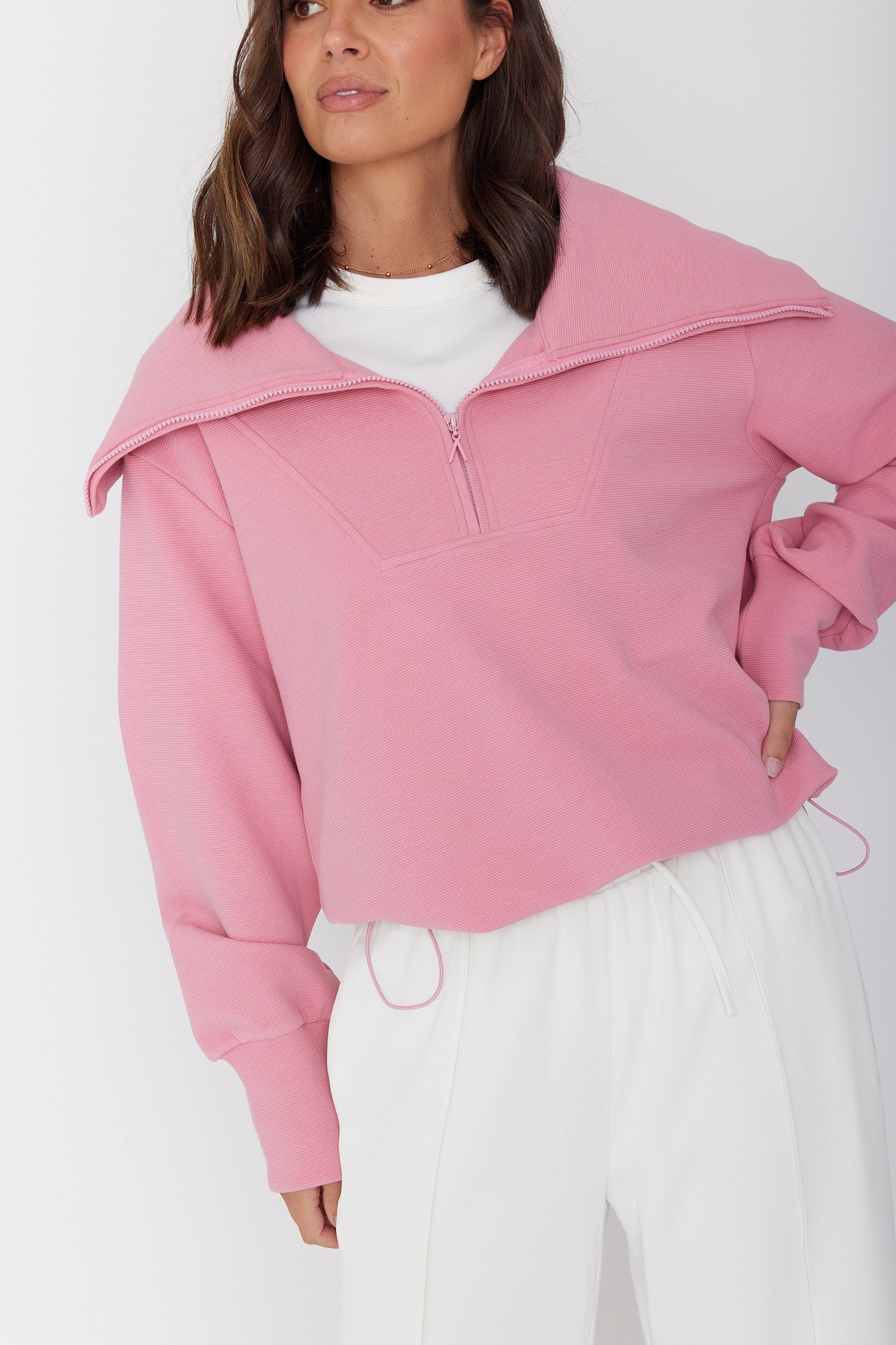 HUXEN Jumper Dusty Rose