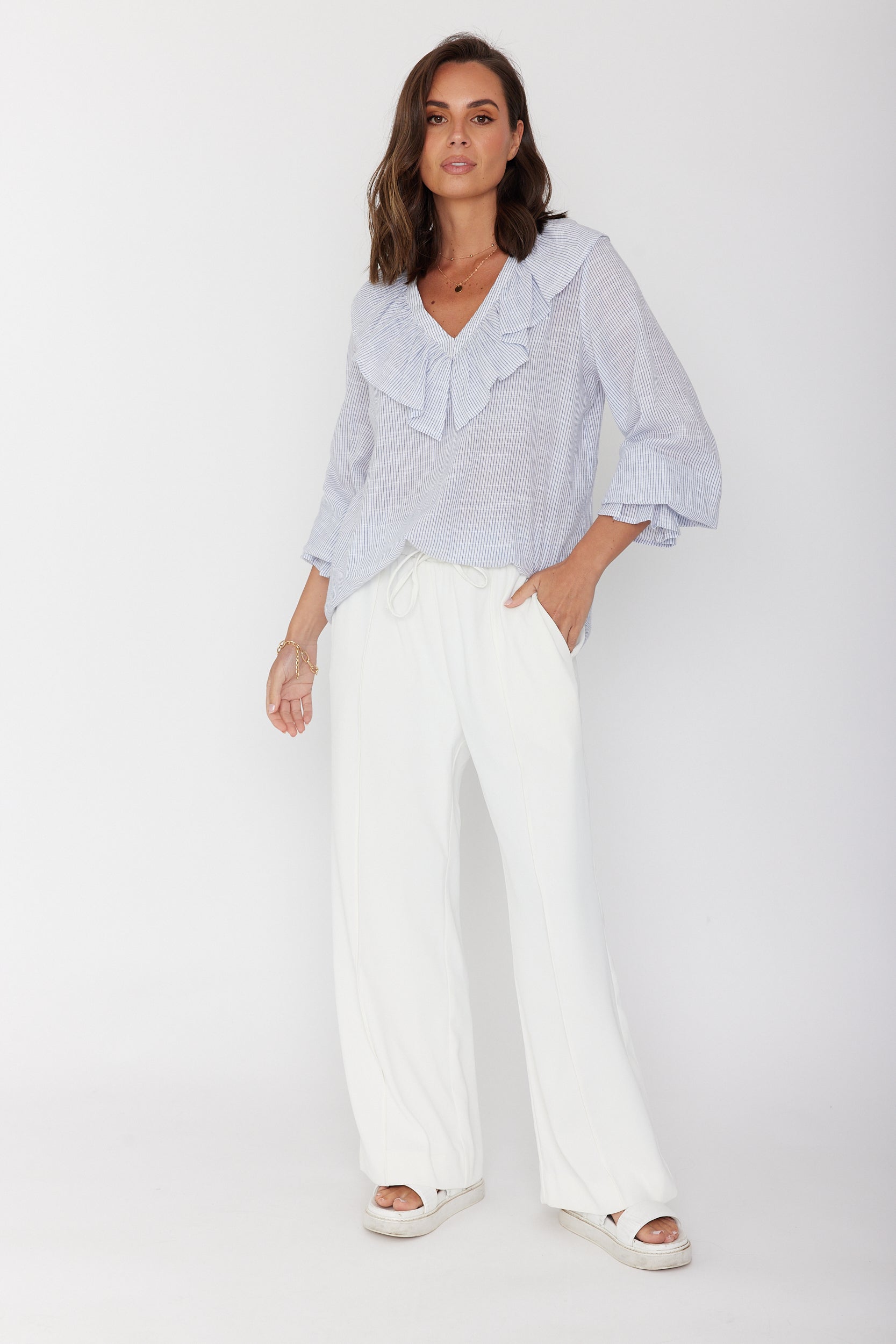 BILLY Blouse Blue Stripe