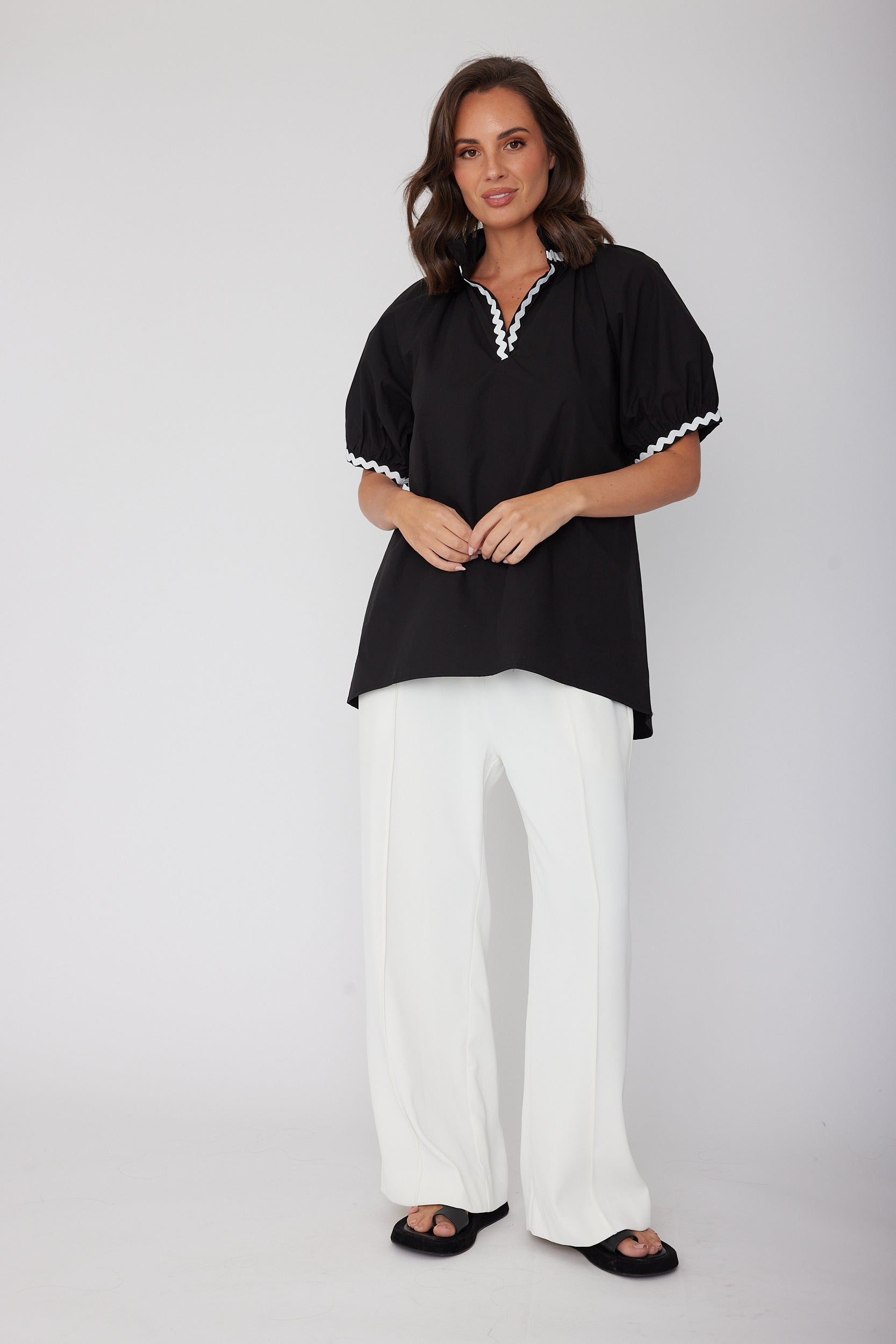 PRESTO WAVE Blouse Black