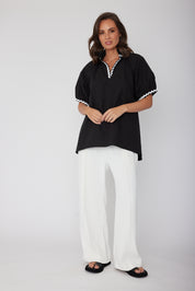PRESTO WAVE Blouse Black
