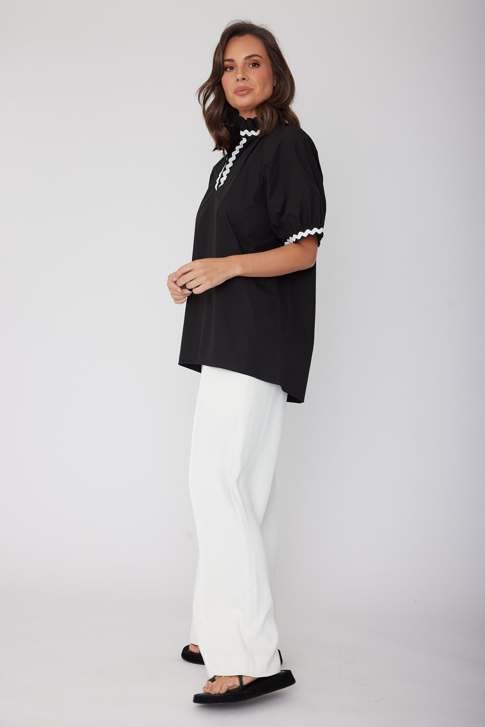 PRESTO WAVE Blouse Black
