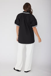 PRESTO WAVE Blouse Black