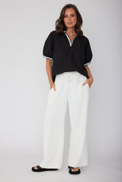 PRESTO WAVE Blouse Black