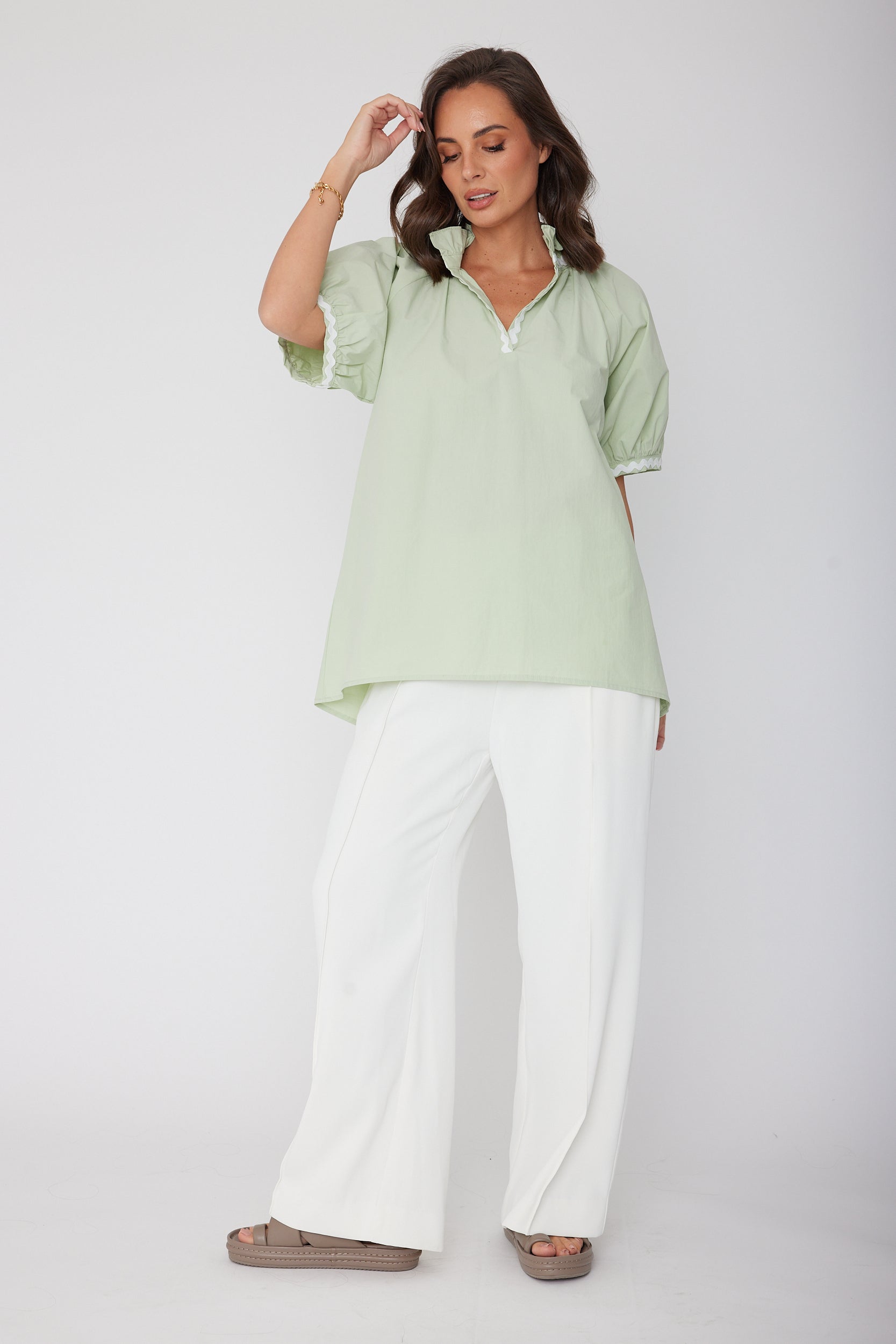 PRESTO WAVE Blouse Sage