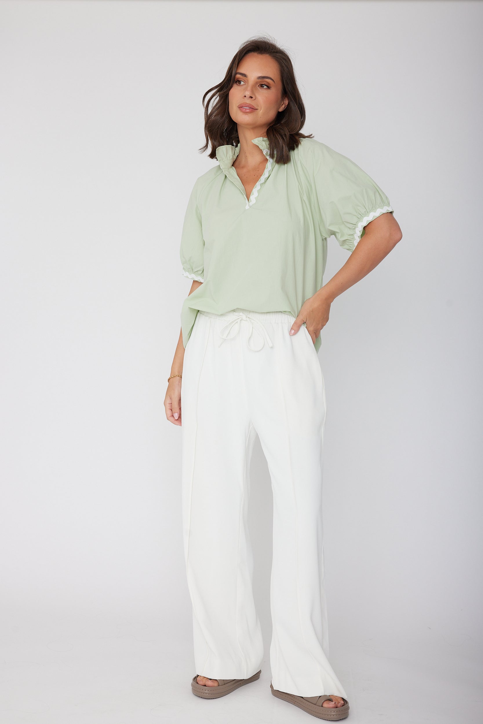 PRESTO WAVE Blouse Sage