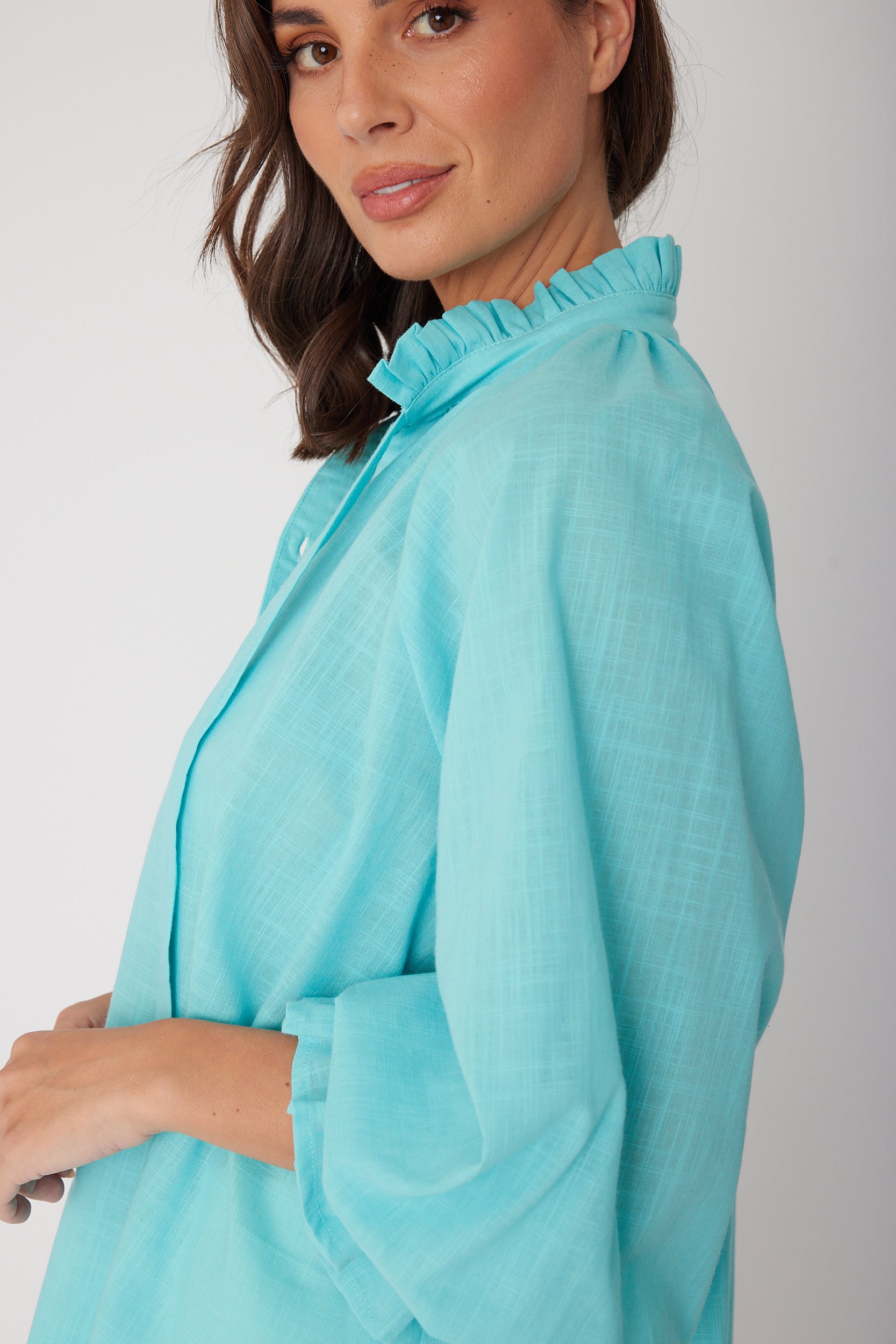 DANILL Blouse Aqua