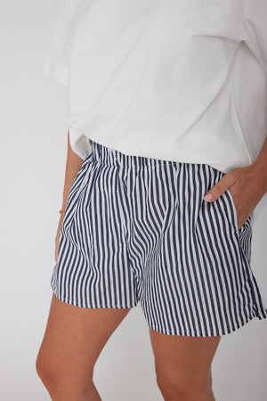 BOXER Shorts Navy Stripe