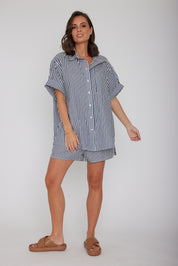 BOXER Shorts Navy Stripe