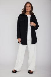EAGLE Shacket Jacket Black