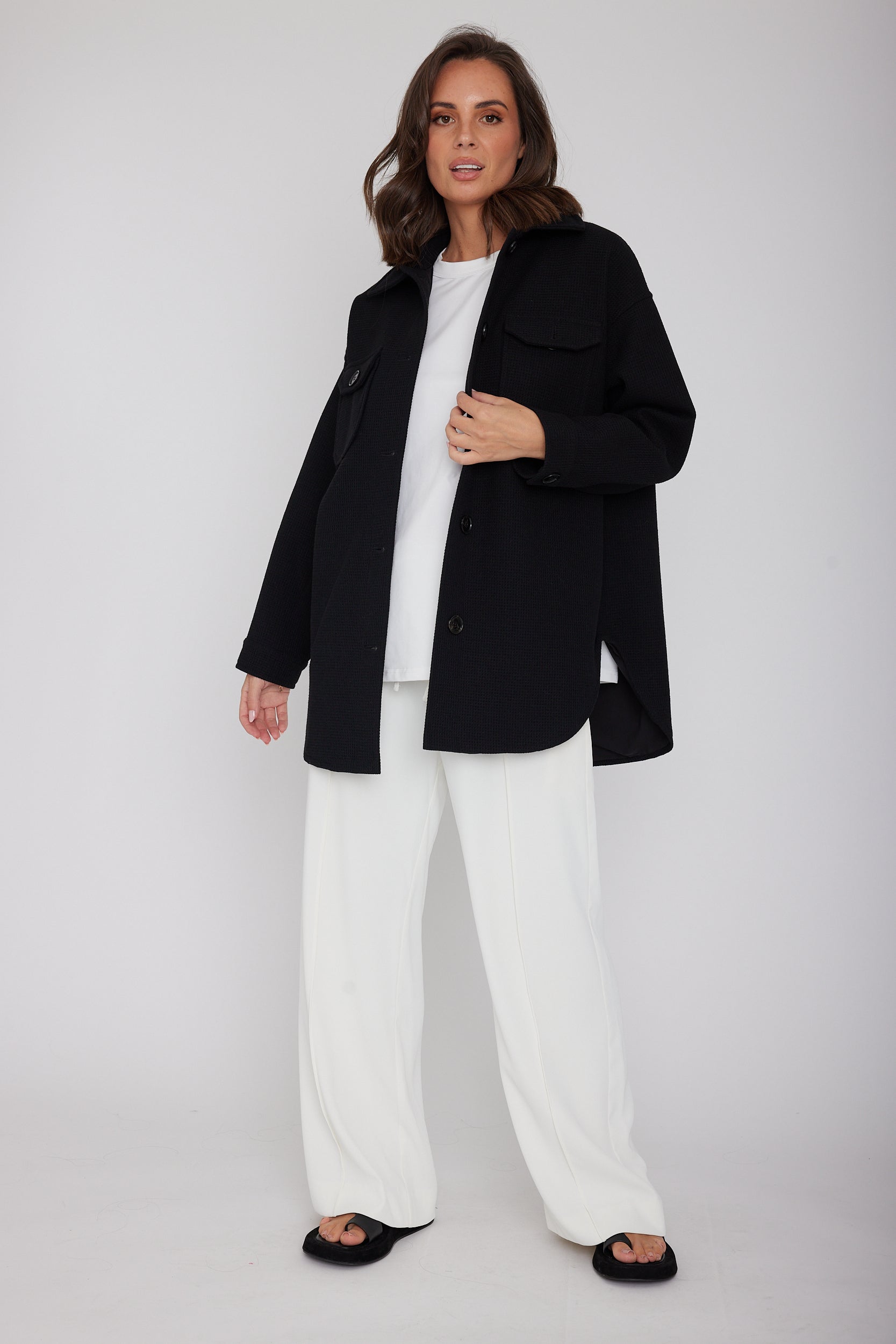 EAGLE Shacket Jacket Black