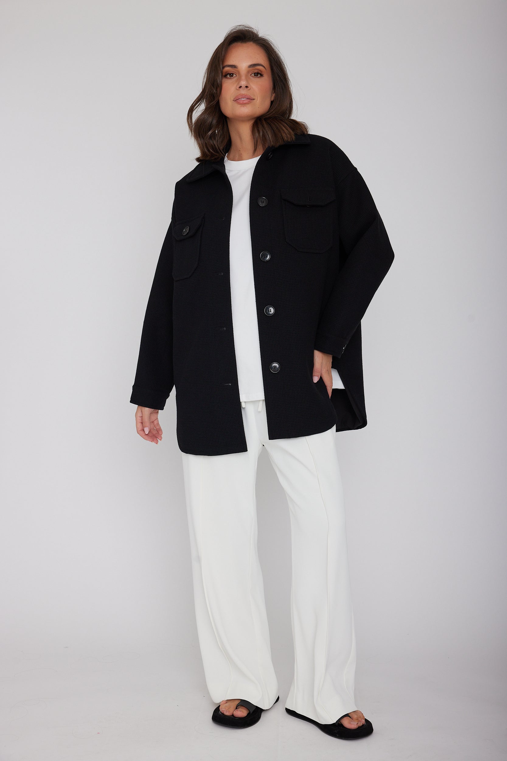 EAGLE Shacket Jacket Black