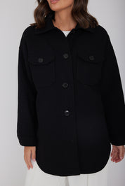 EAGLE Shacket Jacket Black