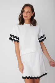 SHANTI Skirt White