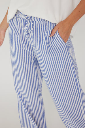 DENIS Pants Blue Stripe