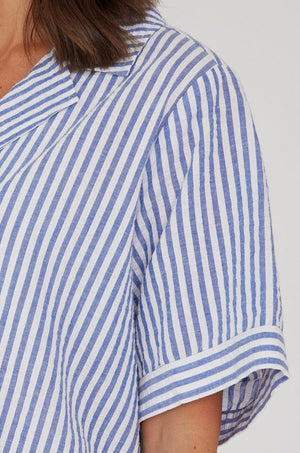 LOUIS Shirt Blue Stripe