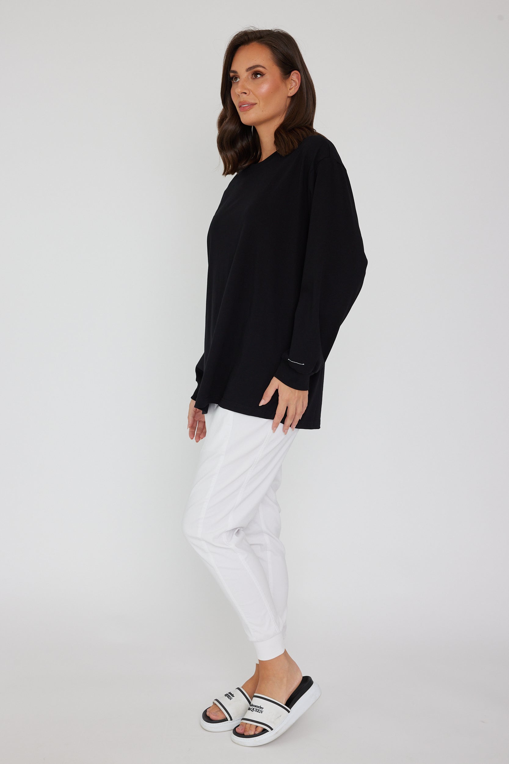 VANDAM Long Sleeve Top Black
