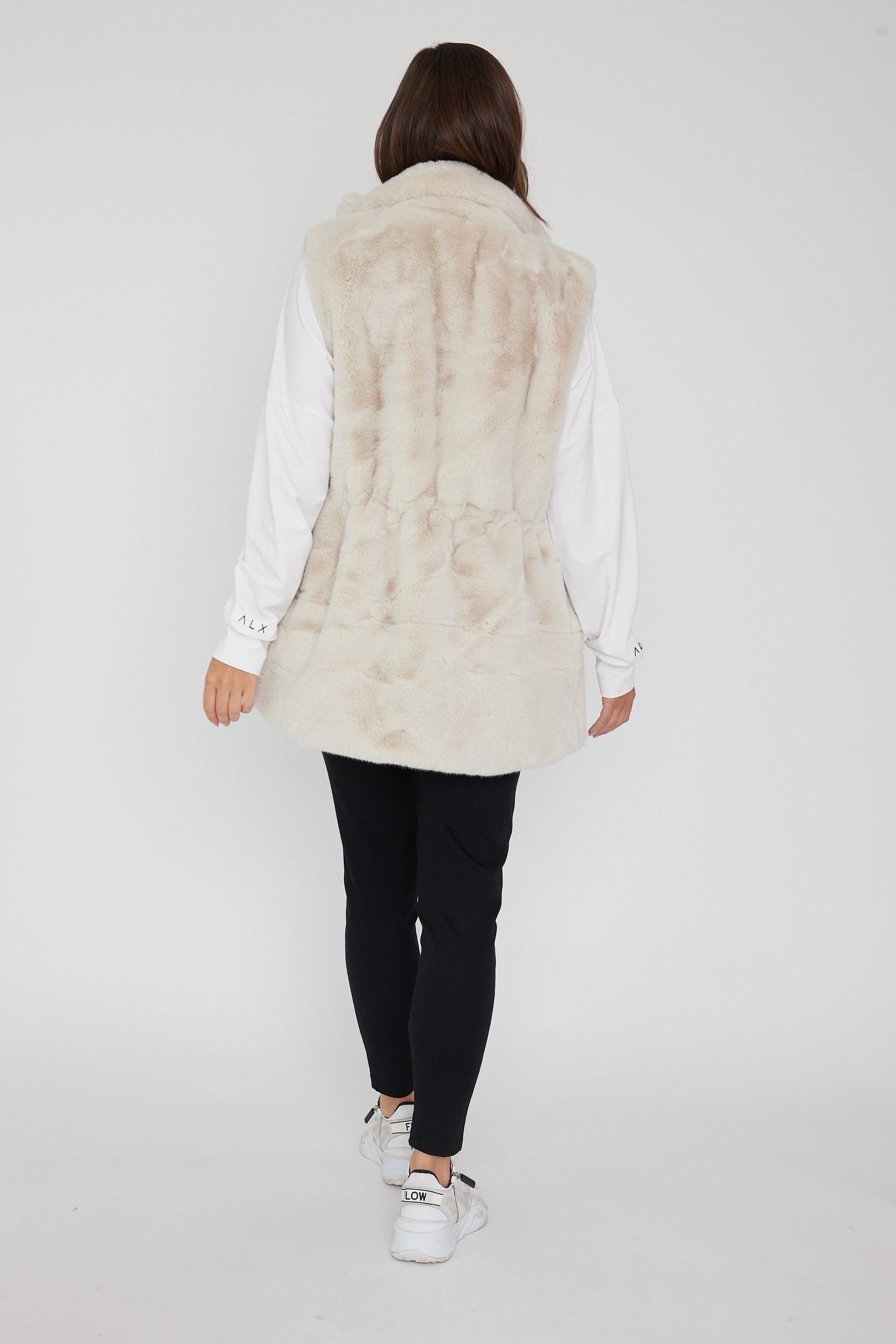 DUKE Faux Vest Sand