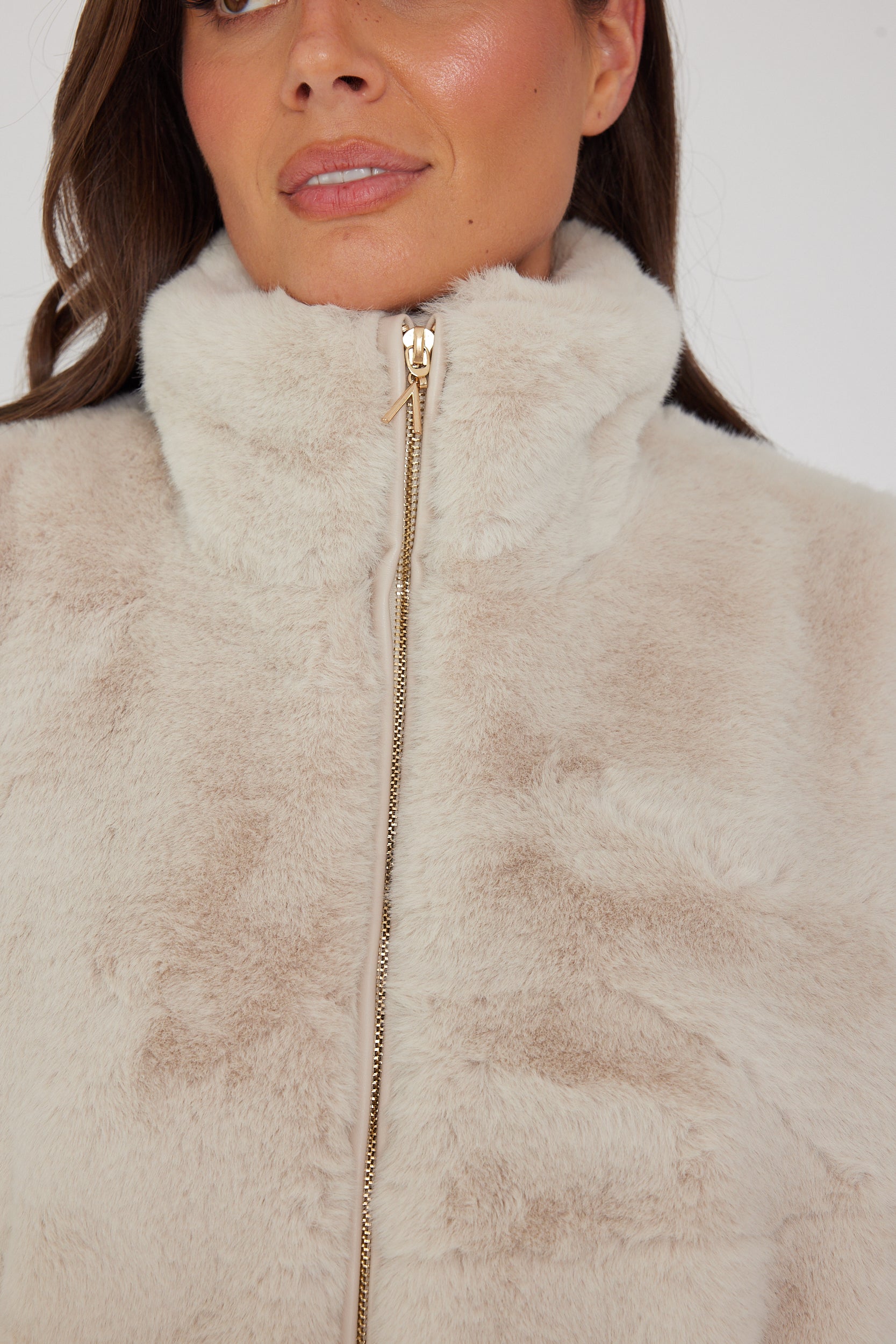DUKE Faux Vest Sand