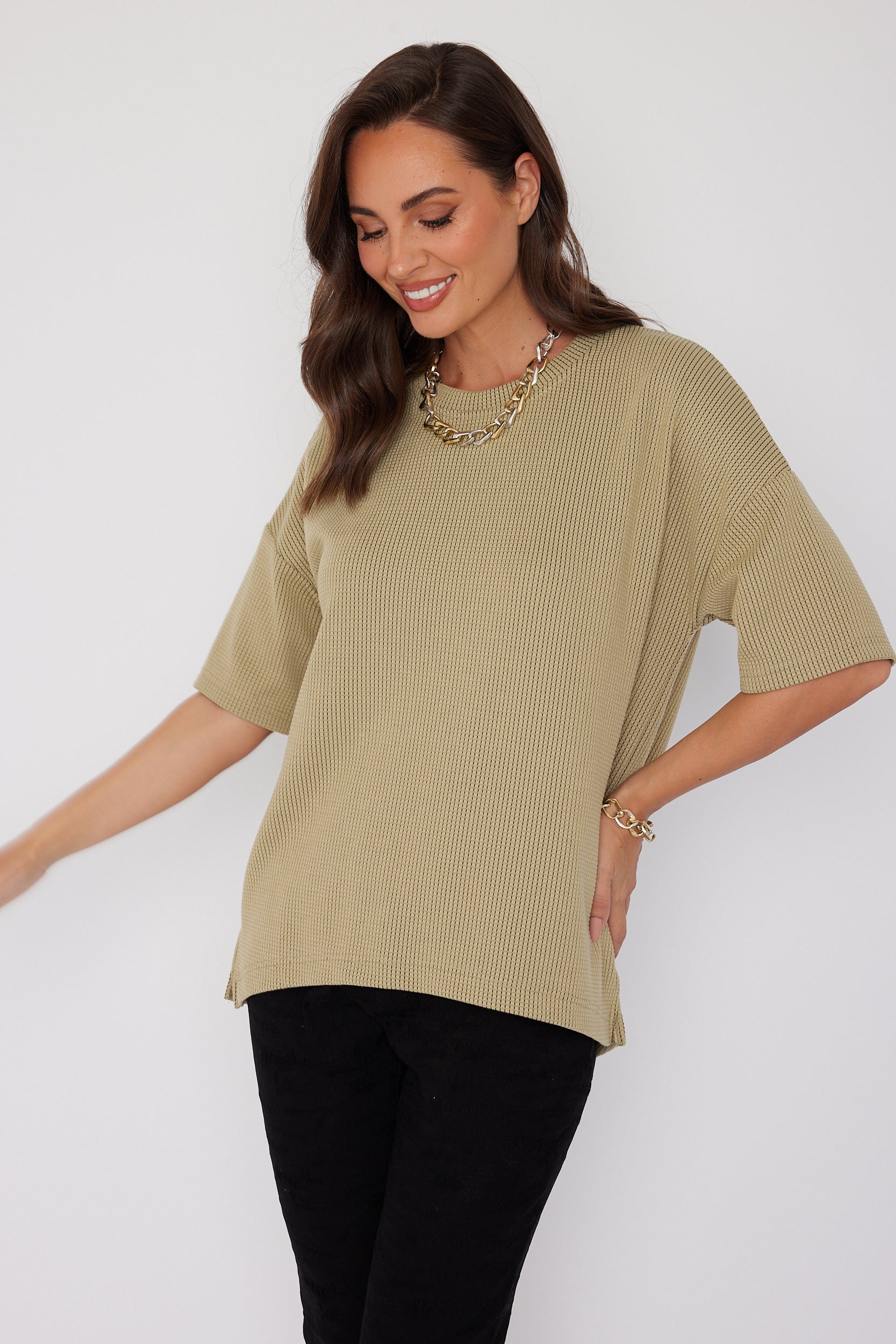 CIRCA Top Khaki