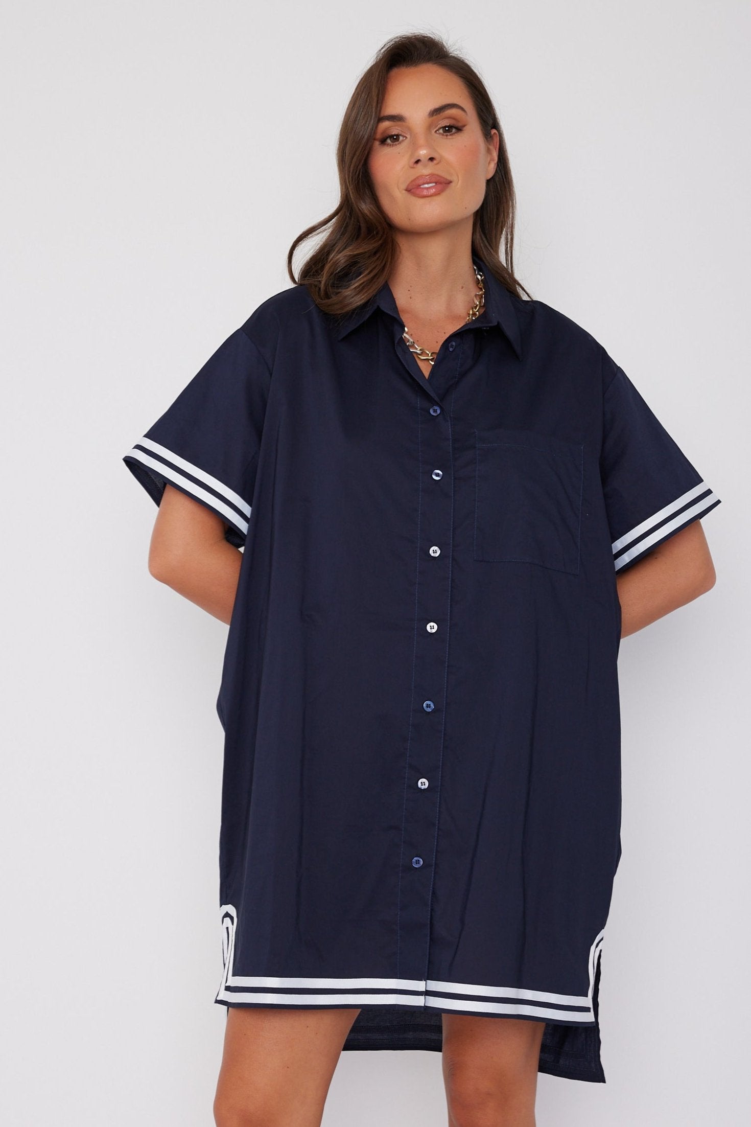 SUSSEX Dress Navy