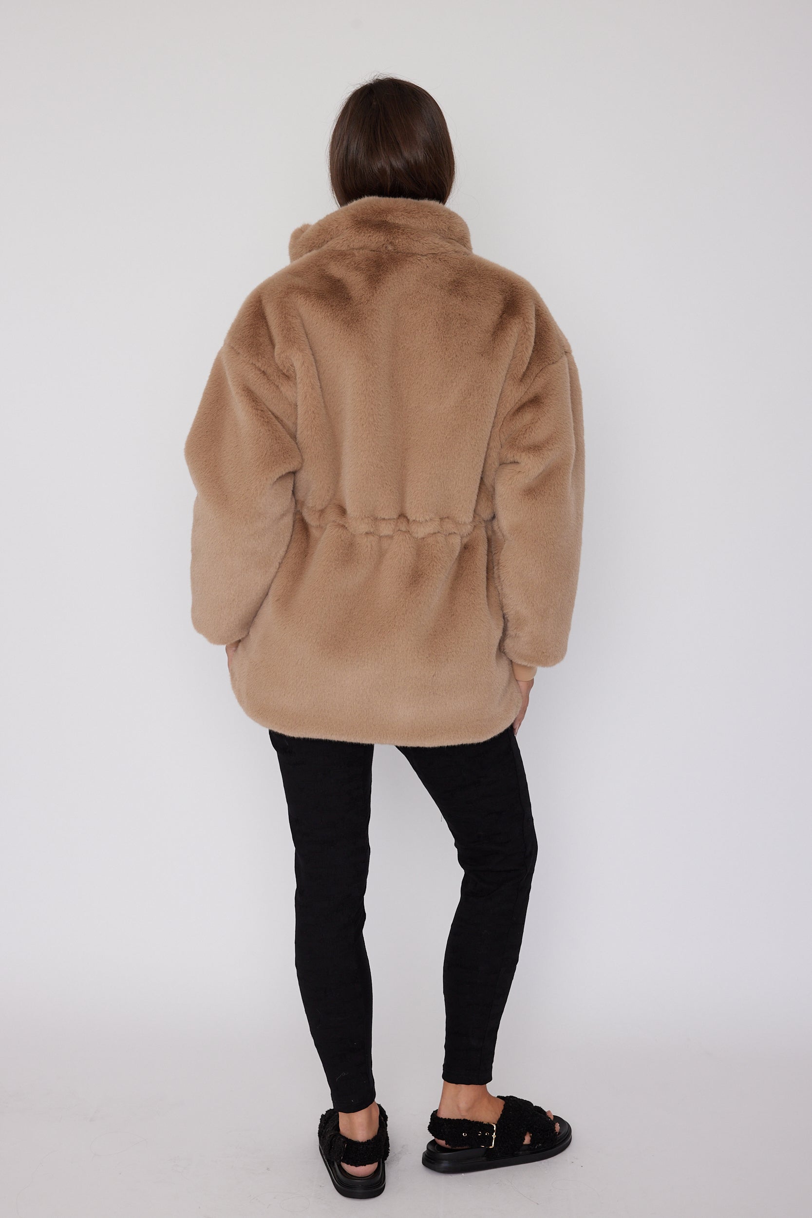 RAFFERTY Faux Jacket Hazelnut