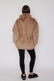 RAFFERTY Faux Jacket Hazelnut