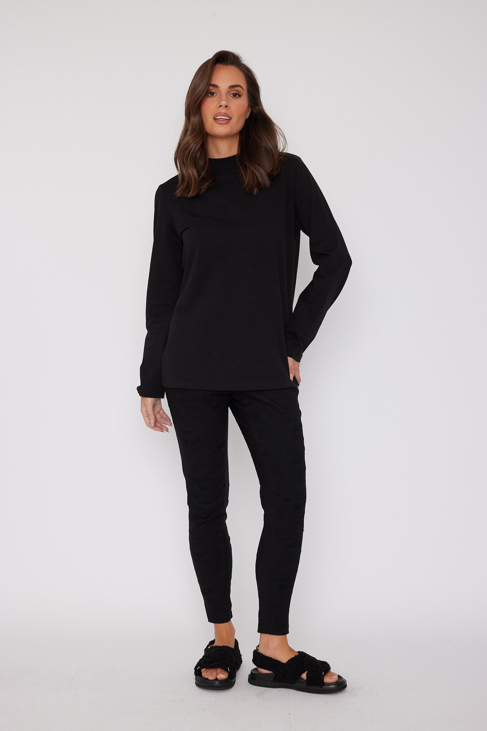 RUBY LONG SLEEVE Black