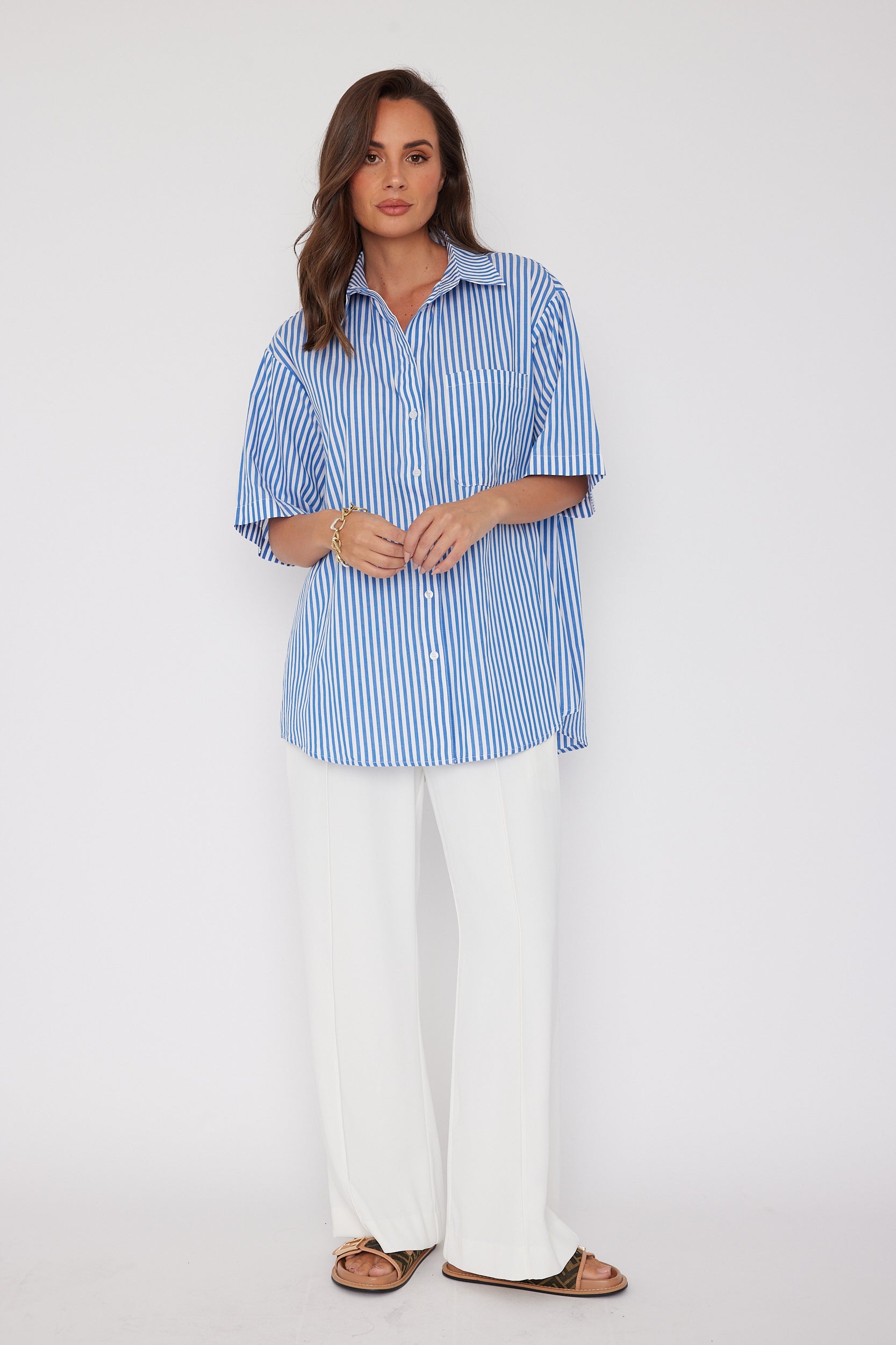 ROGUE Shirt Blue Stripe