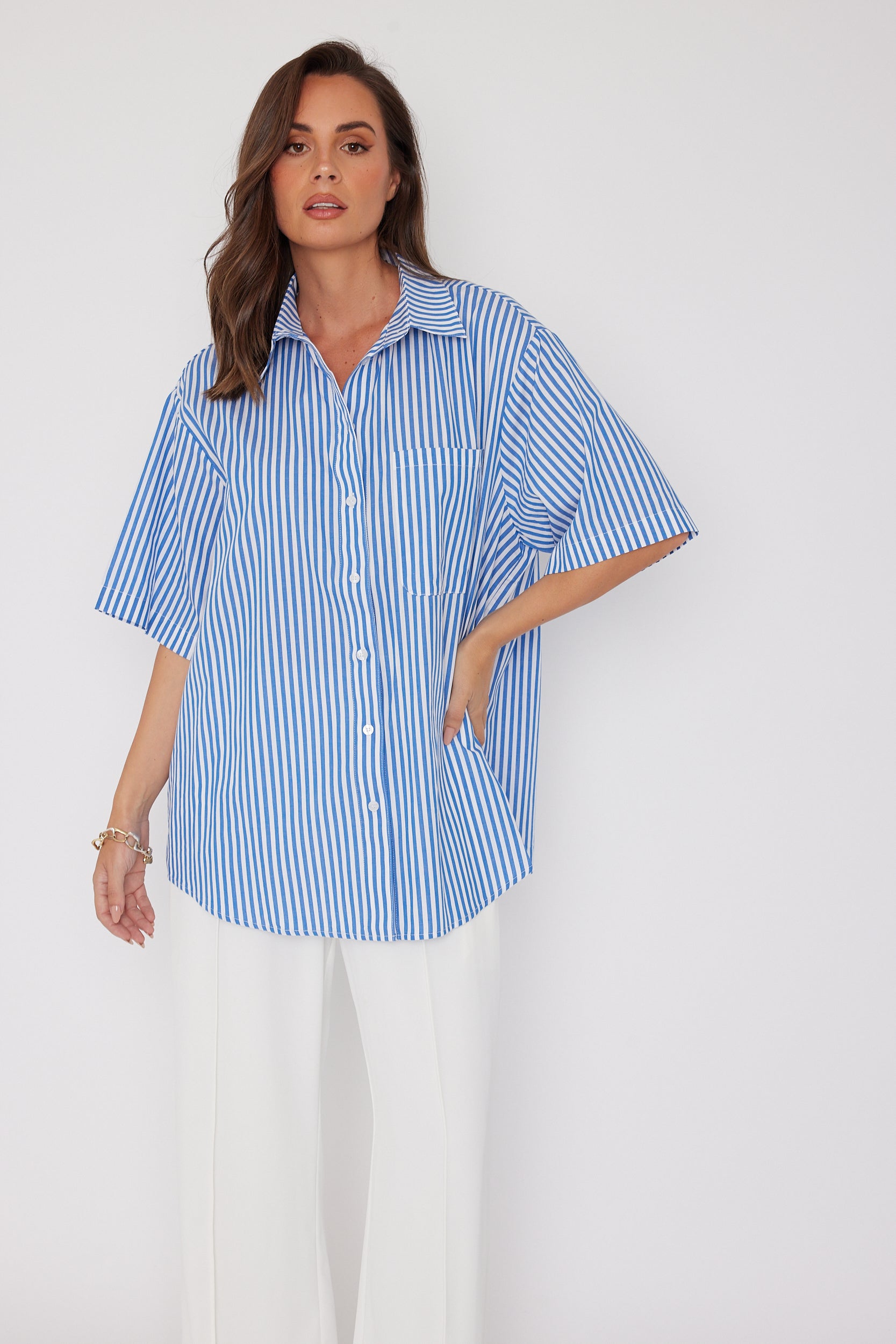 ROGUE Shirt Blue Stripe