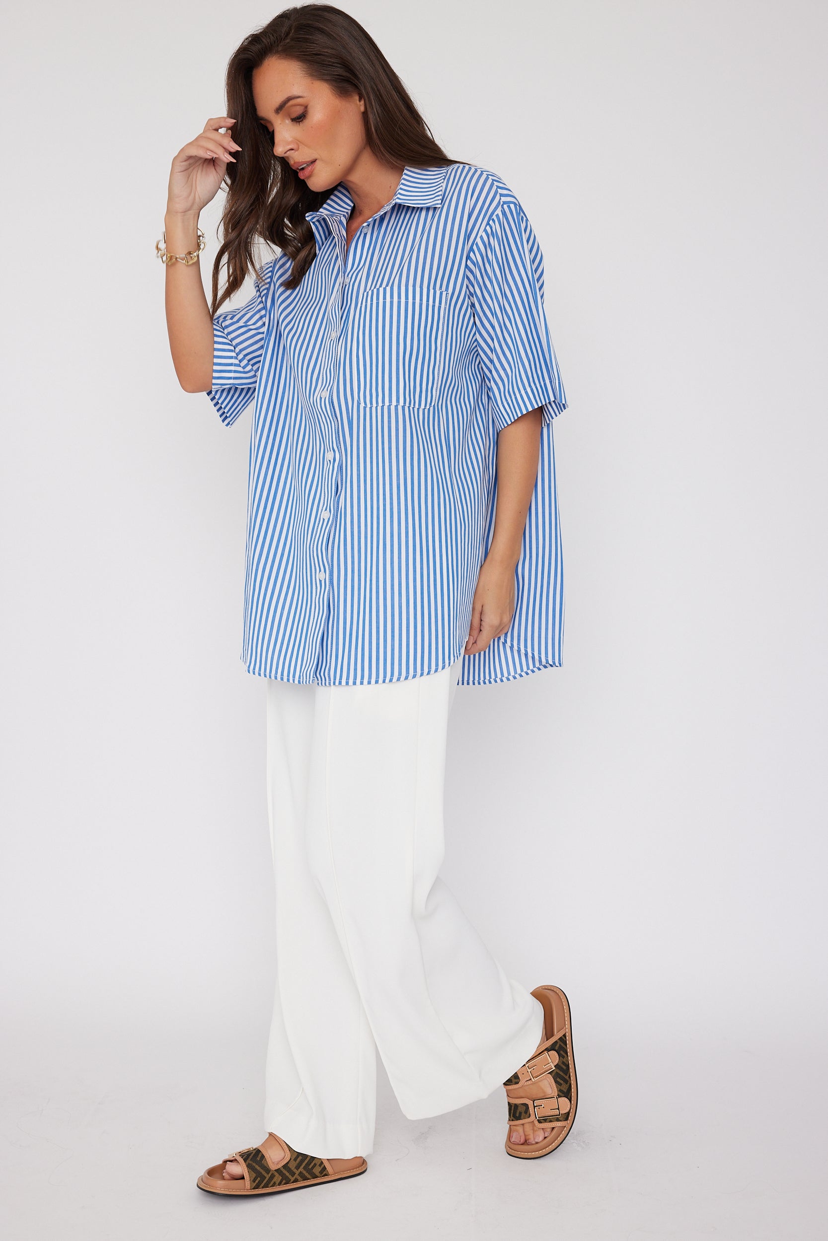 ROGUE Shirt Blue Stripe