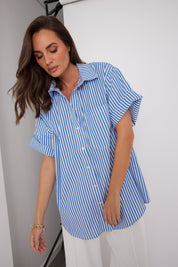 ROGUE Shirt Blue Stripe