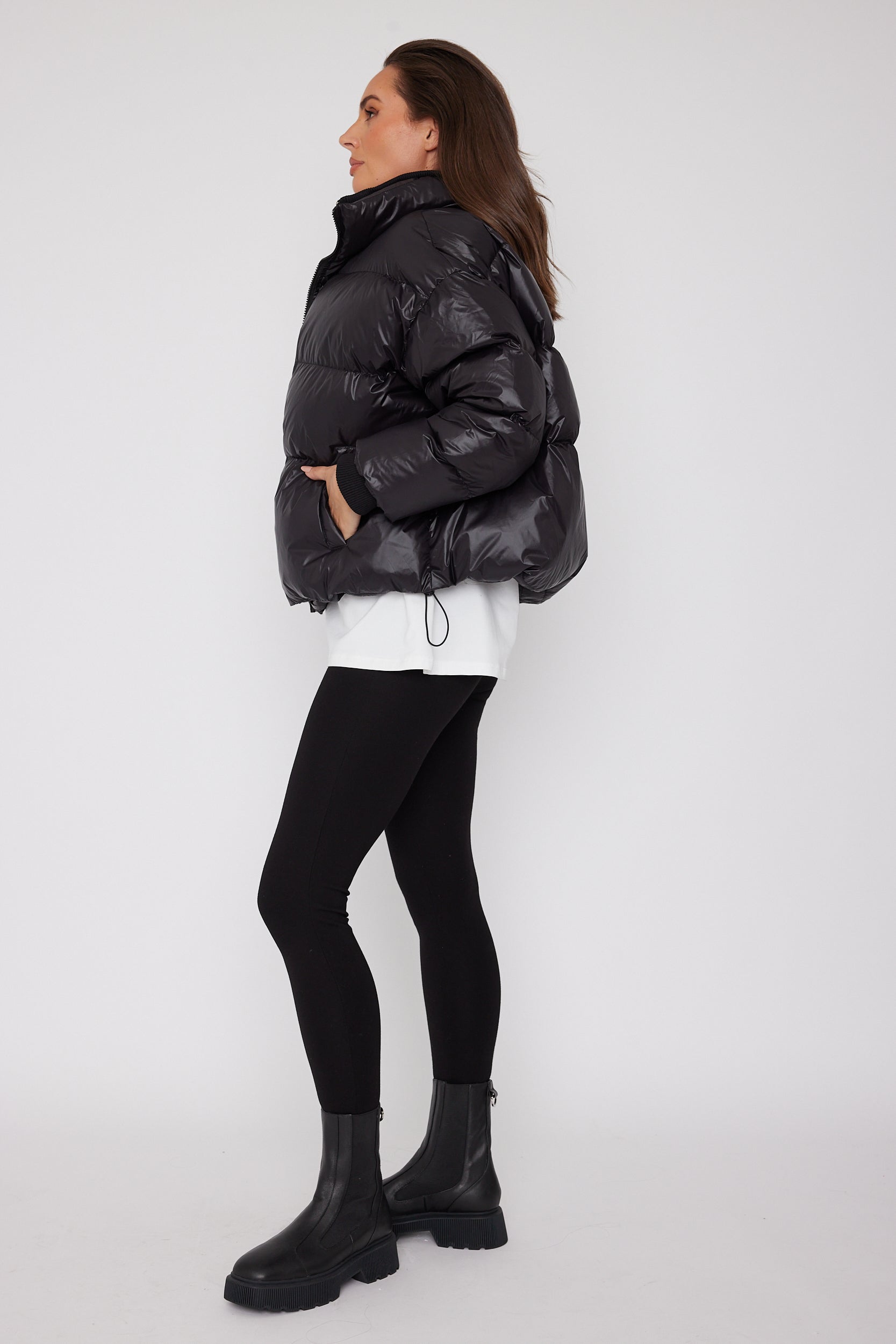 Alexandra down jacket black best sale