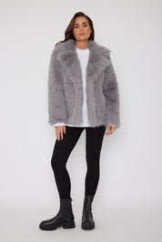 JUJU Faux Jacket Grey