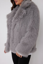 JUJU Faux Jacket Grey