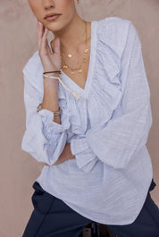 BILLY Blouse Blue Stripe