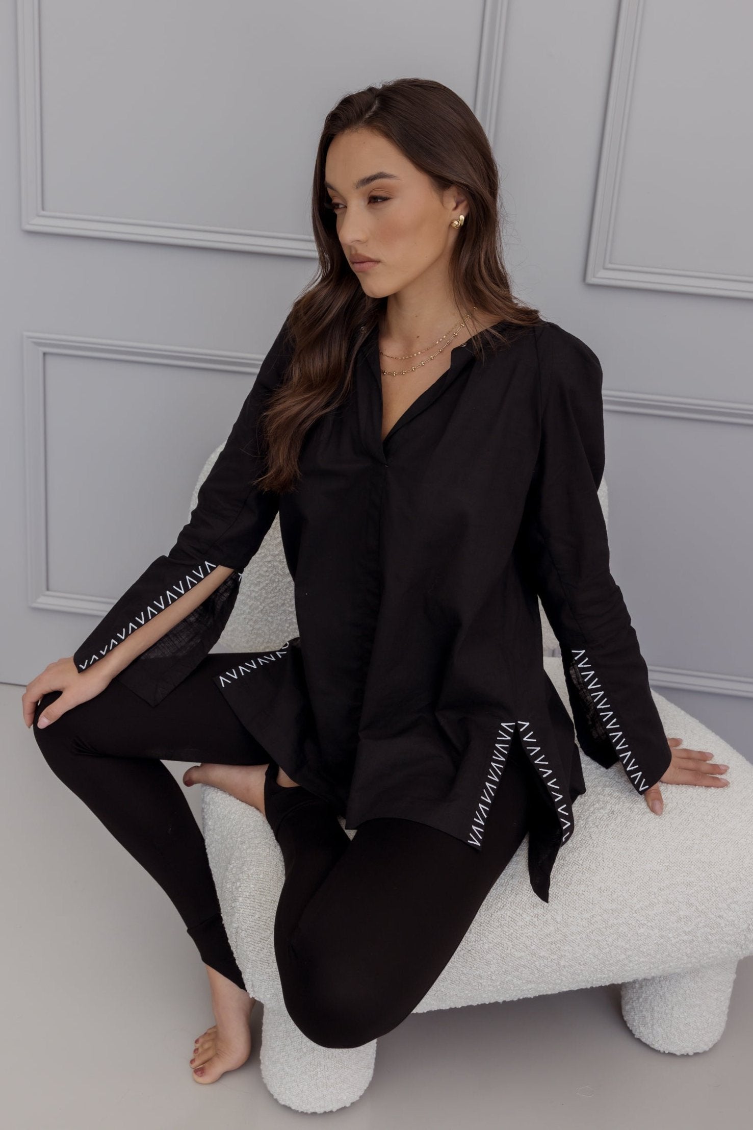 ARGENTO Blouse Black