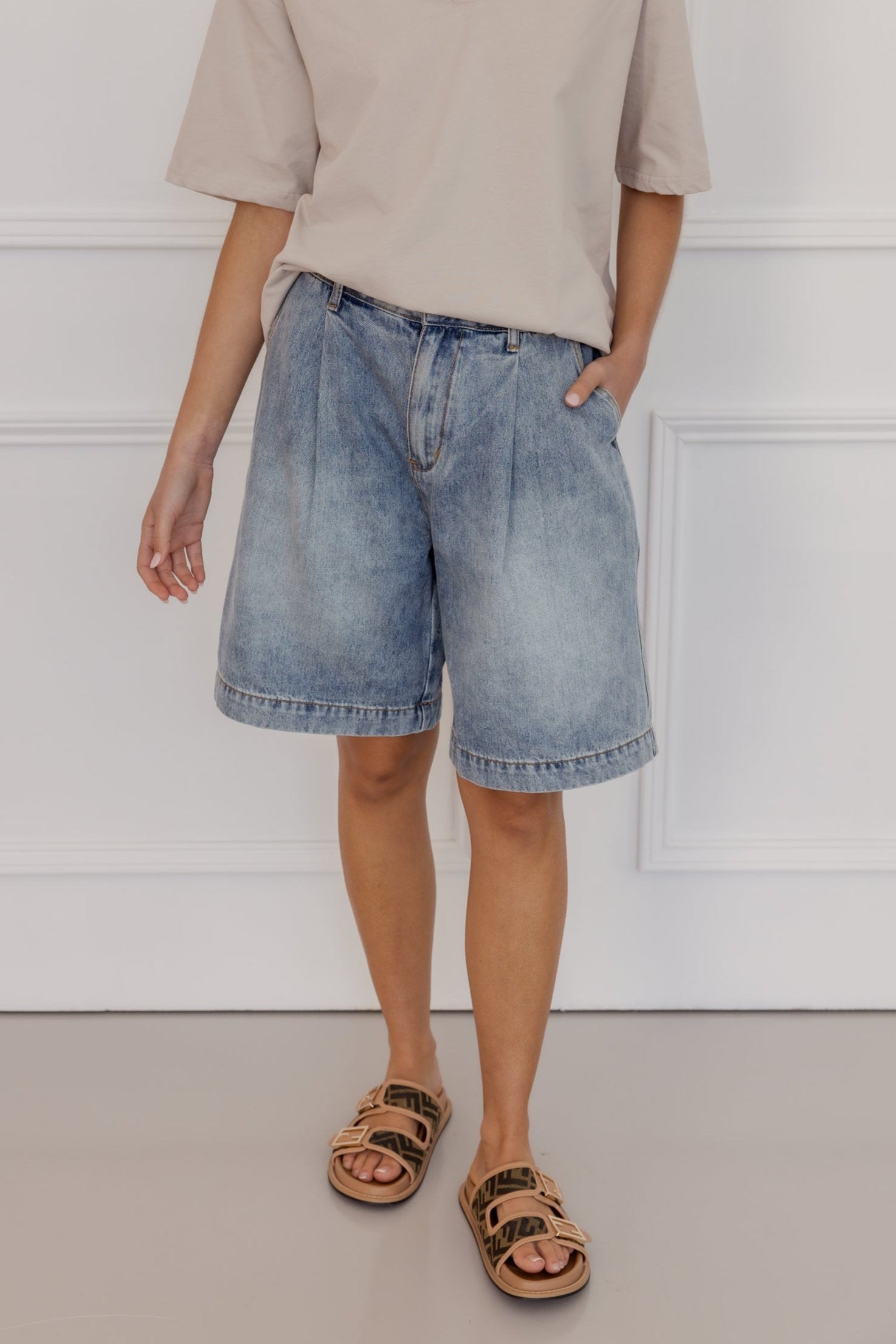 HARVEY Shorts Blue Denim