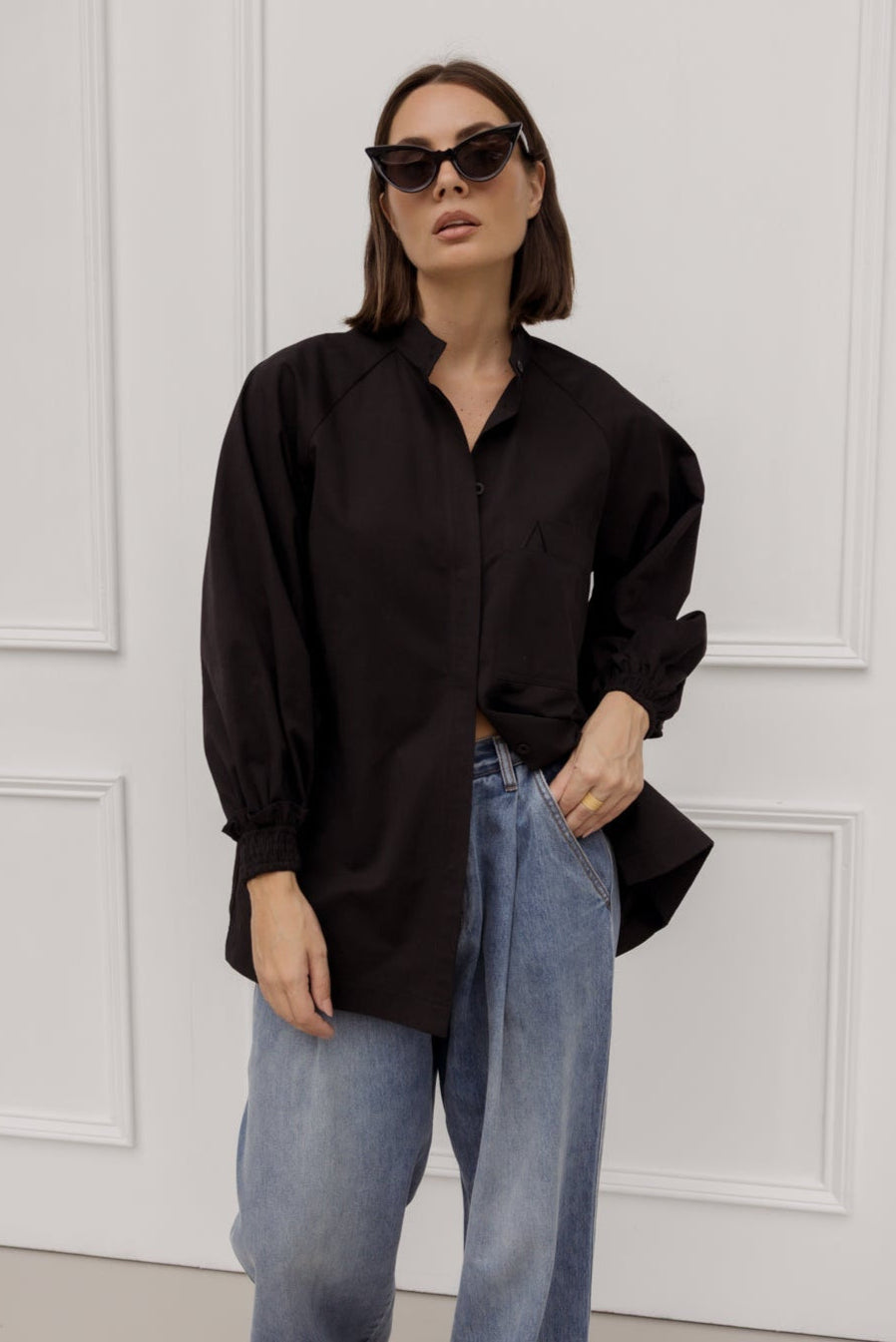 PETRA Shirt Black