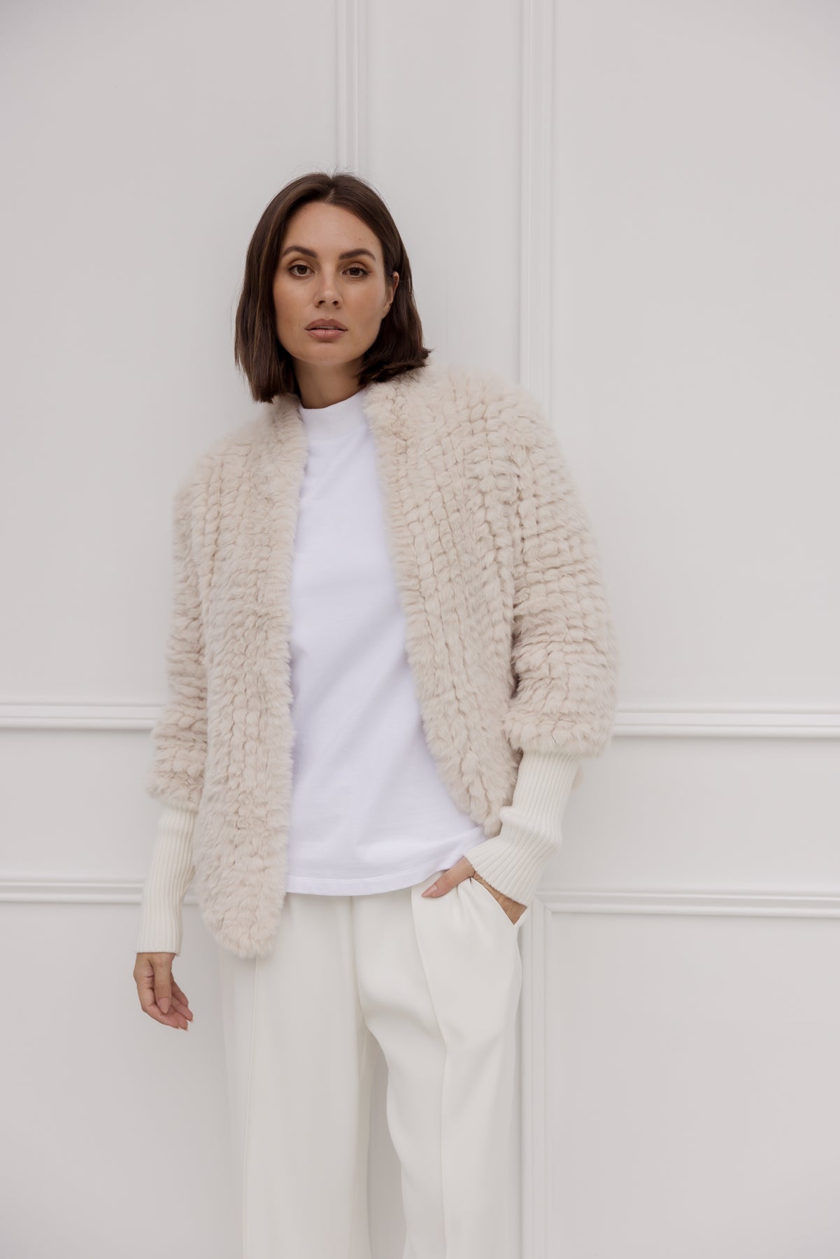 TETTO Faux Jacket Cream