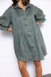 BERKEN Dress Dusty Green
